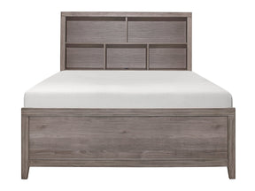 Woodrow Brown Queen Platform Bed - Ornate Home