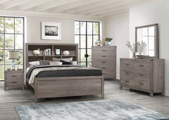 Woodrow Brown Queen Platform Bed - Ornate Home