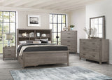 Woodrow Brown Queen Platform Bed - Ornate Home