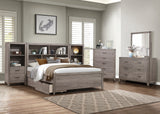 Woodrow Brown Queen Platform Bed - Ornate Home