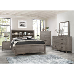 Woodrow Brown Queen Platform Bed - Ornate Home