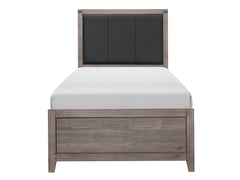 Woodrow Brown Twin Bed - Ornate Home