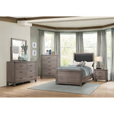 Woodrow Brown Twin Bed - Ornate Home