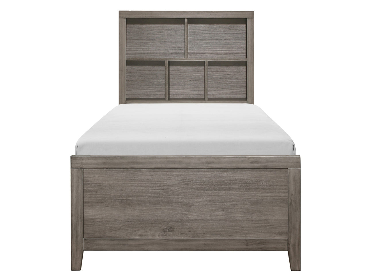 Woodrow Brown Twin Platform Bed - Ornate Home