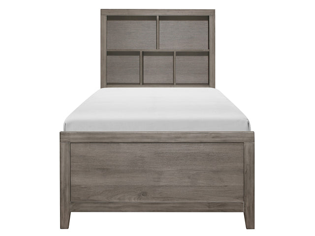 Woodrow Brown Twin Platform Bed - Ornate Home