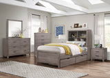 Woodrow Brown Twin Platform Bed - Ornate Home
