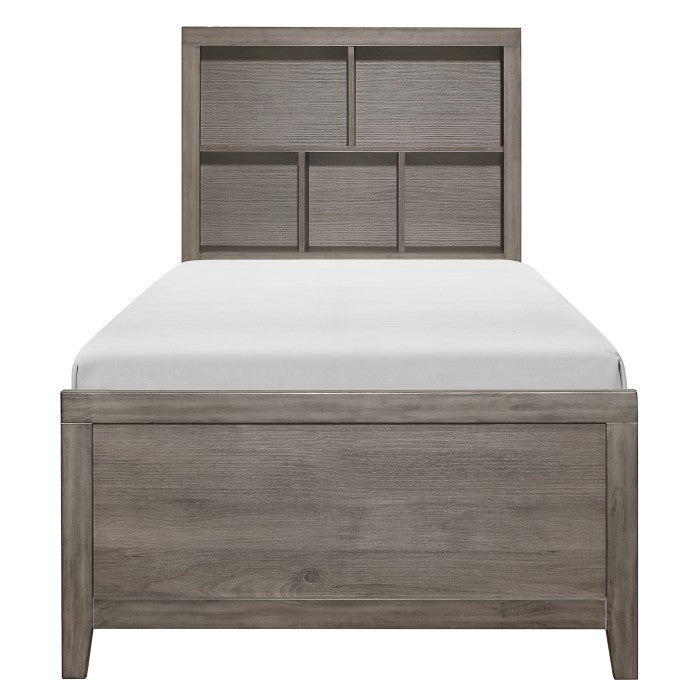 Woodrow Brown Twin Platform Bed - Ornate Home