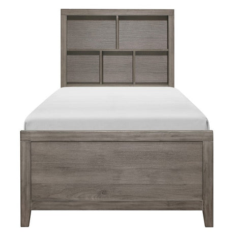 Woodrow Brown Twin Platform Bed - Ornate Home