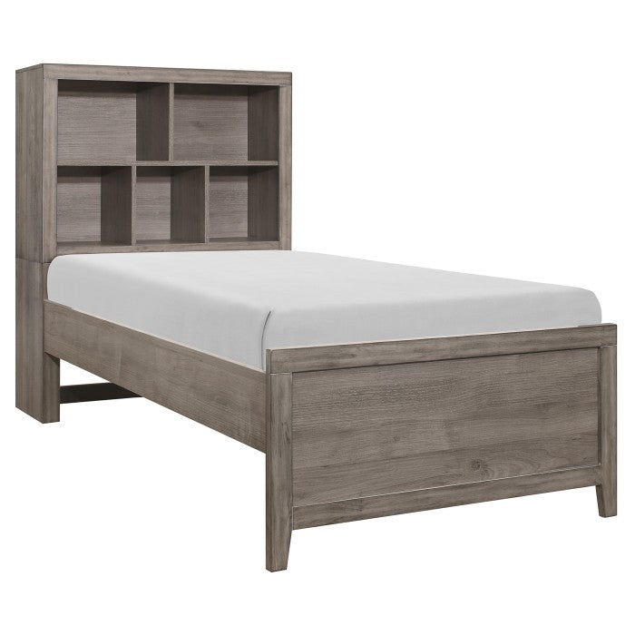 Woodrow Brown Twin Platform Bed - Ornate Home