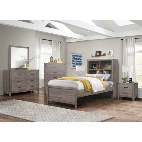 Woodrow Brown Twin Platform Bed - Ornate Home