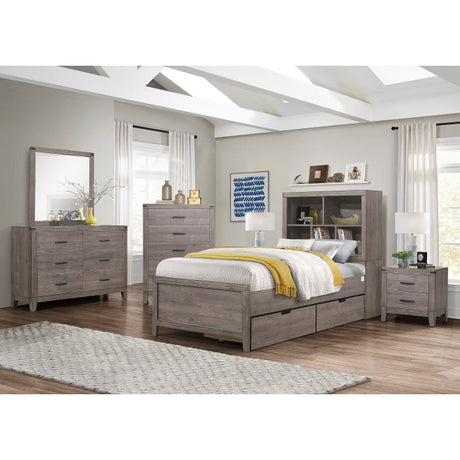 Woodrow Brown Twin Platform Bed - Ornate Home