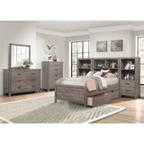 Woodrow Brown Twin Platform Bed - Ornate Home