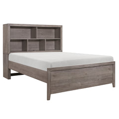 Woodrow Brownish Gray 3-piece Set Full Wall Bed - Ornate Home