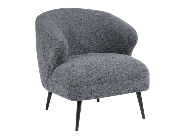 Woodway Dark gray Accent Chair - Ornate Home