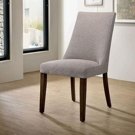 Woodworth Walnut Padded Side Chair (Set of 2) - Ornate Home