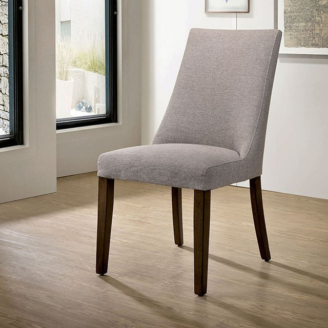 Woodworth Walnut Padded Side Chair (Set of 2) - Ornate Home