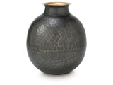 Woody Pewter/Gold Vase (Online Special Price) - Ornate Home