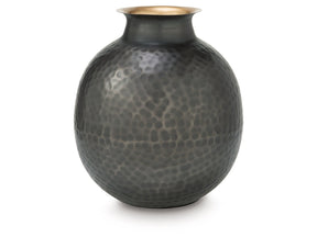 Woody Pewter/Gold Vase (Online Special Price) - Ornate Home