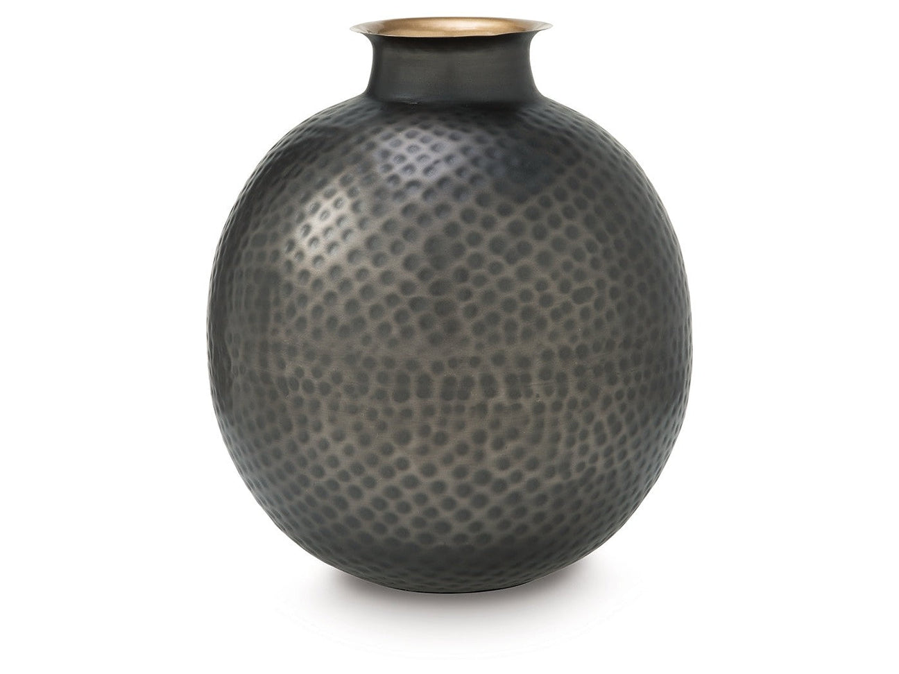 Woody Pewter/Gold Vase (Online Special Price) - Ornate Home