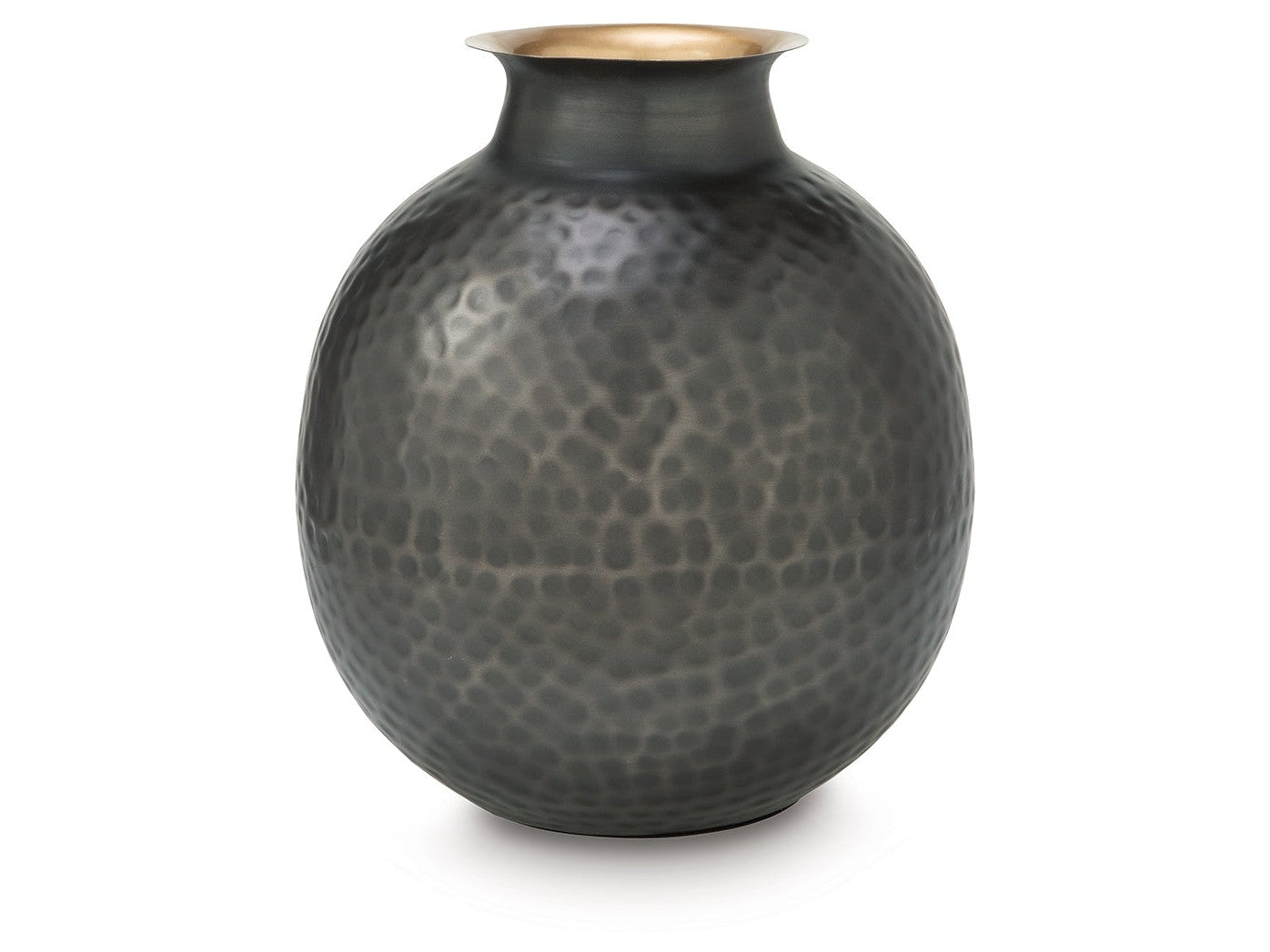 Woody Pewter/Gold Vase - Ornate Home