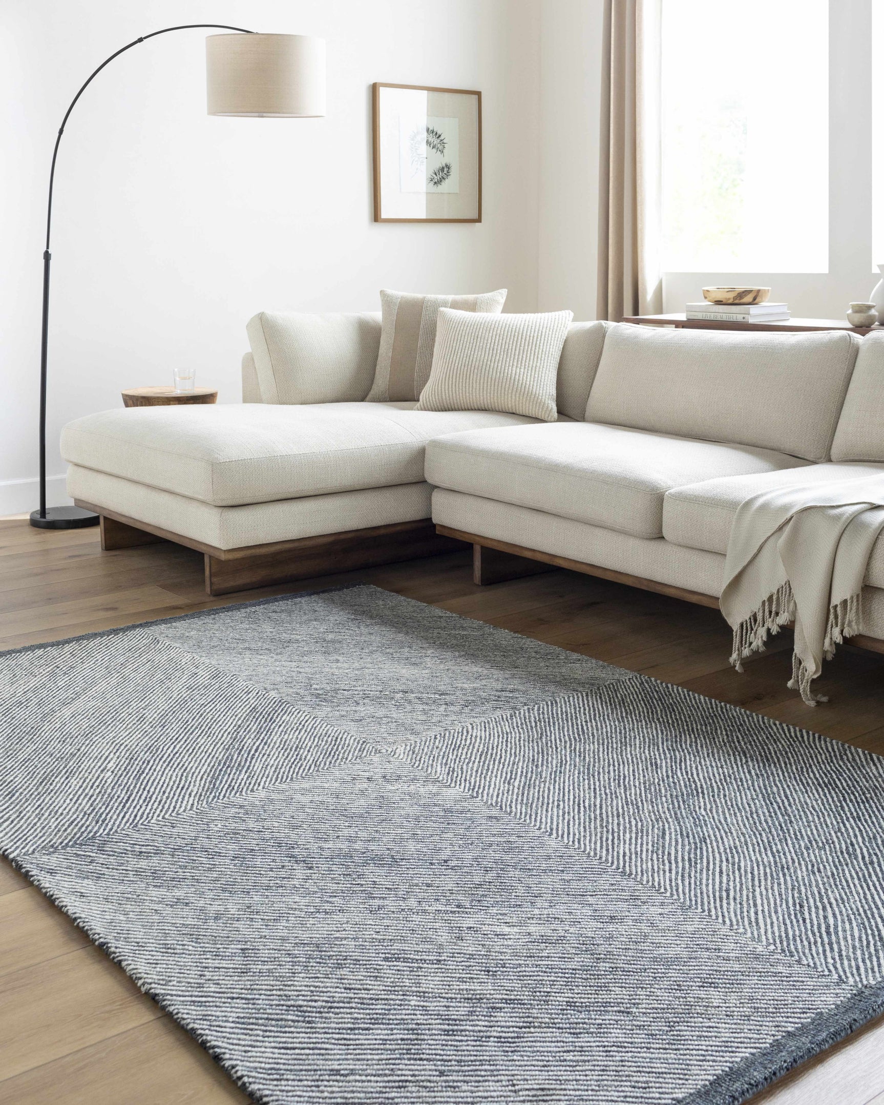 Wool Texture Area Rug - Clearance - Ornate Home
