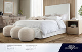 Wool White Natural Wool Pouf - Ornate Home