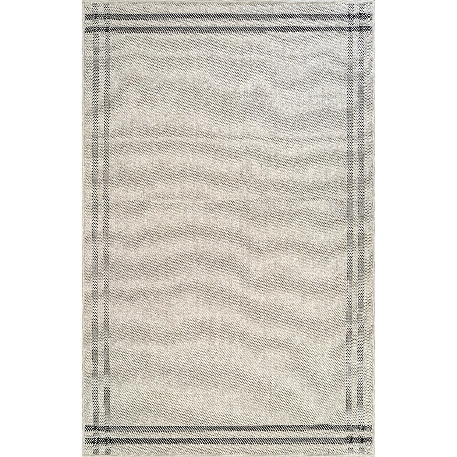 Woolen Bone 7 Washable Jute-Look Rug | Minimalist Decor - Ornate Home