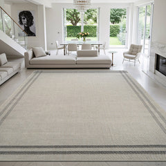 Woolen Bone 7 Washable Jute-Look Rug | Minimalist Decor - Ornate Home