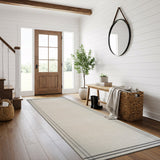 Woolen Bone 7 Washable Jute-Look Rug | Minimalist Decor - Ornate Home