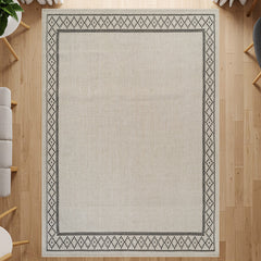 Woolen Bone Look Jute-Look Rug | Light & Stain-Resistant - Ornate Home