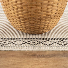 Woolen Bone Look Jute-Look Rug | Light & Stain-Resistant - Ornate Home