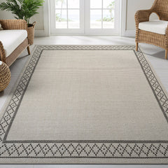 Woolen Bone Look Jute-Look Rug | Light & Stain-Resistant - Ornate Home