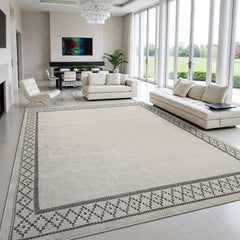 Woolen Bone Look Jute-Look Rug | Light & Stain-Resistant - Ornate Home