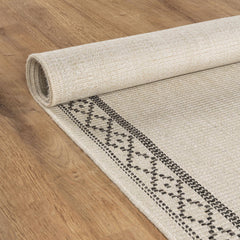 Woolen Bone Look Jute-Look Rug | Light & Stain-Resistant - Ornate Home
