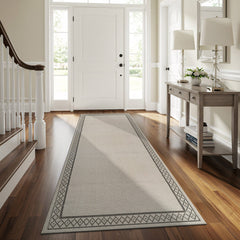 Woolen Bone Look Jute-Look Rug | Light & Stain-Resistant - Ornate Home