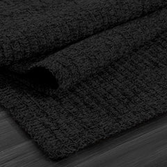 Woolen Dark Gray Jute-Look Area Rug | High-Traffic Ready - Ornate Home