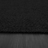 Woolen Dark Gray Jute-Look Area Rug | High-Traffic Ready - Ornate Home