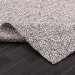 Woolen Gray Easy Jute-Look Rug | Easy Care Indoor & Outdoor - Ornate Home