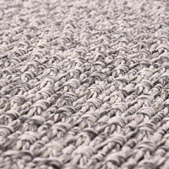 Woolen Gray Easy Jute-Look Rug | Easy Care Indoor & Outdoor - Ornate Home