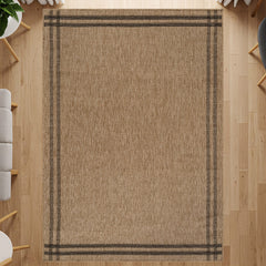 Woolen Natural 7 Indoor/Outdoor Rug | Rustic Jute Style - Ornate Home