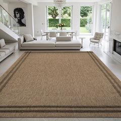 Woolen Natural 7 Indoor/Outdoor Rug | Rustic Jute Style - Ornate Home