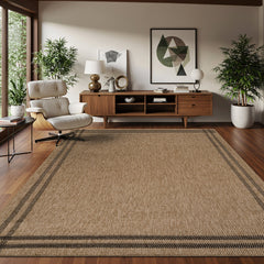 Woolen Natural 7 Indoor/Outdoor Rug | Rustic Jute Style - Ornate Home