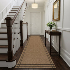 Woolen Natural 7 Indoor/Outdoor Rug | Rustic Jute Style - Ornate Home