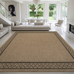 Woolen Natural Easy Jute-Look Area Rug | Pet-Friendly & Durable - Ornate Home