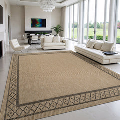 Woolen Natural Easy Jute-Look Area Rug | Pet-Friendly & Durable - Ornate Home