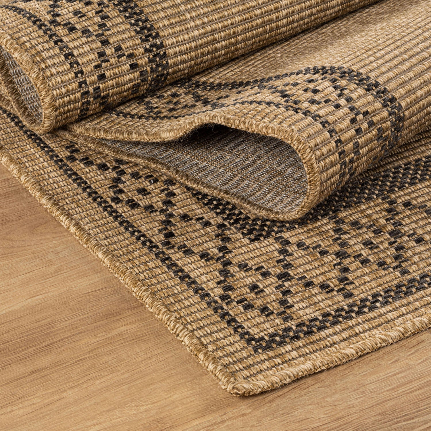 Woolen Natural Easy Jute-Look Area Rug | Pet-Friendly & Durable - Ornate Home