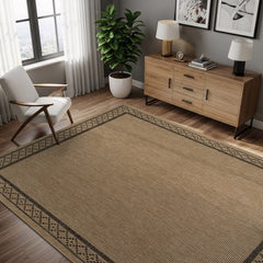Woolen Natural Easy Jute-Look Area Rug | Pet-Friendly & Durable - Ornate Home