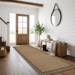Woolen Natural Easy Jute-Look Area Rug | Pet-Friendly & Durable - Ornate Home