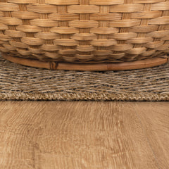 Woolen Natural Easy Jute-Look Rug | Indoor/Outdoor Washable - Ornate Home
