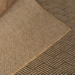 Woolen Natural Easy Jute-Look Rug | Indoor/Outdoor Washable - Ornate Home
